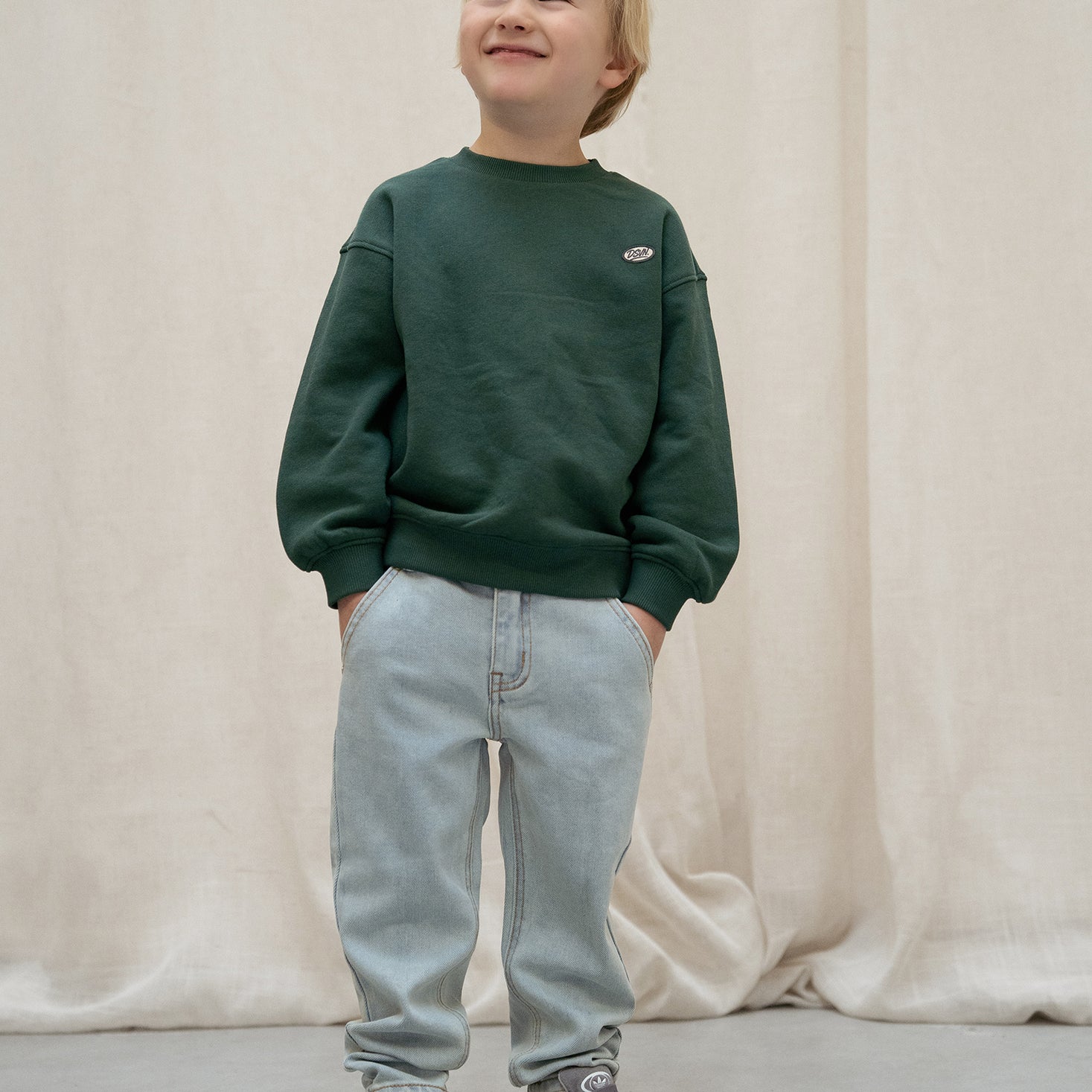 Jeans relaxed fit - Used Light Denim