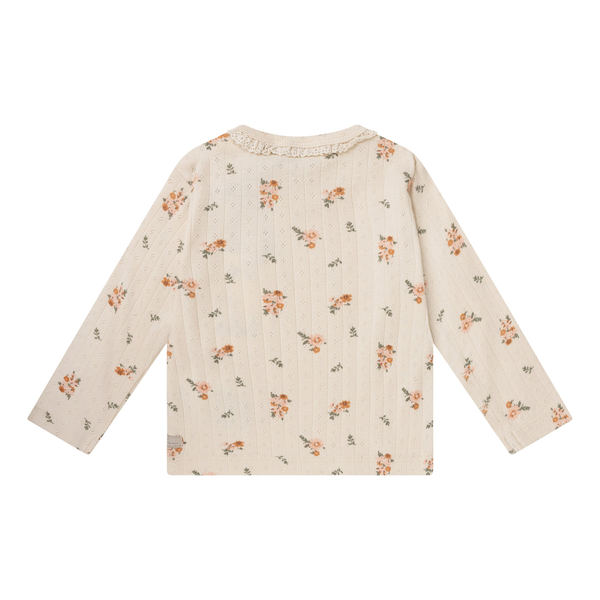 T-shirt Longsleeve Pointelle Flower