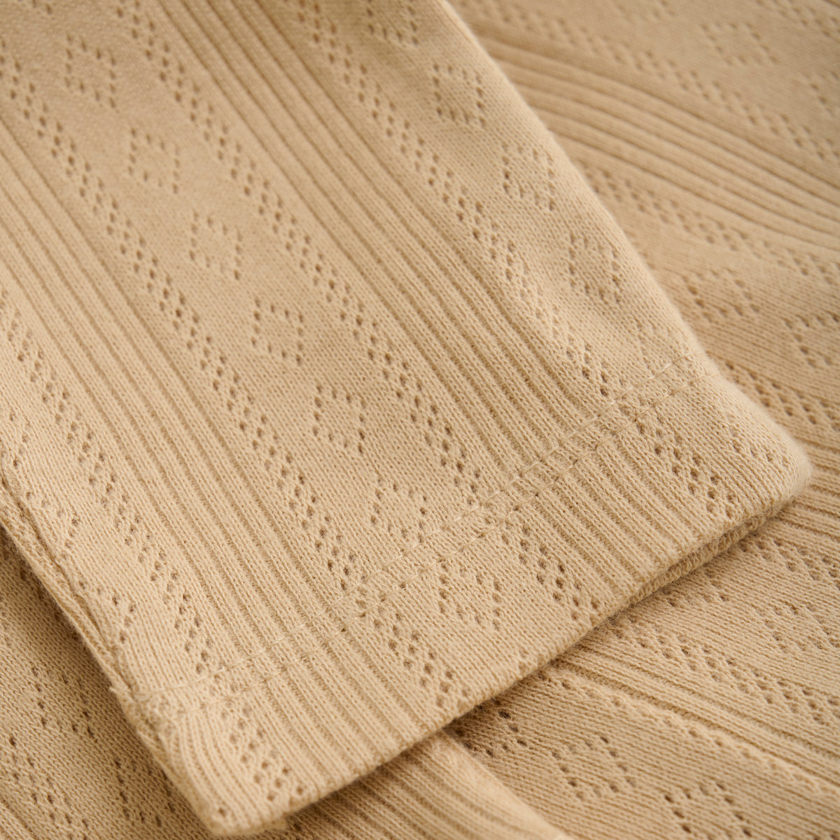 Leggings Pointelle | Latte Sand