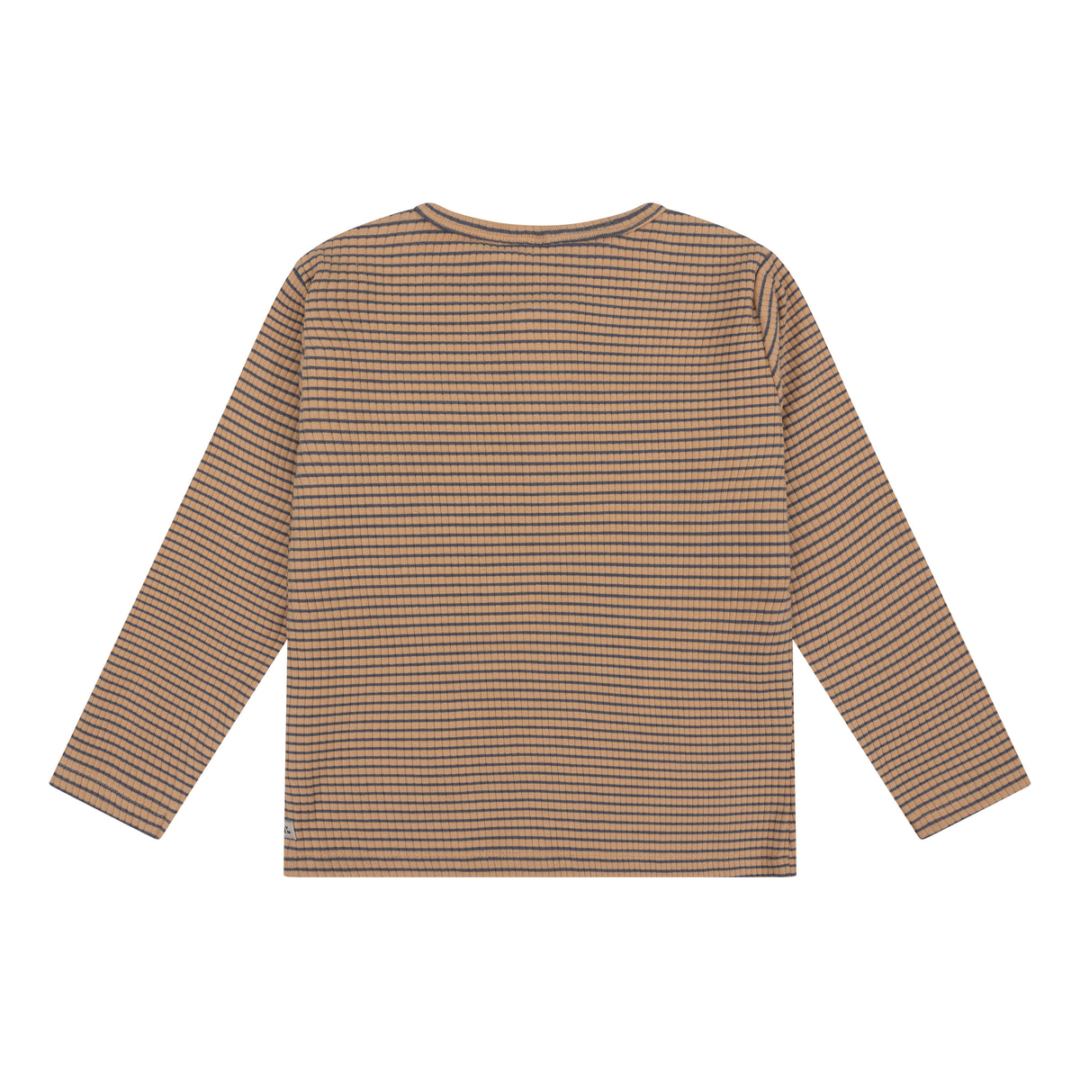 T-shirt Longsleeve Stripe | Dark Sand