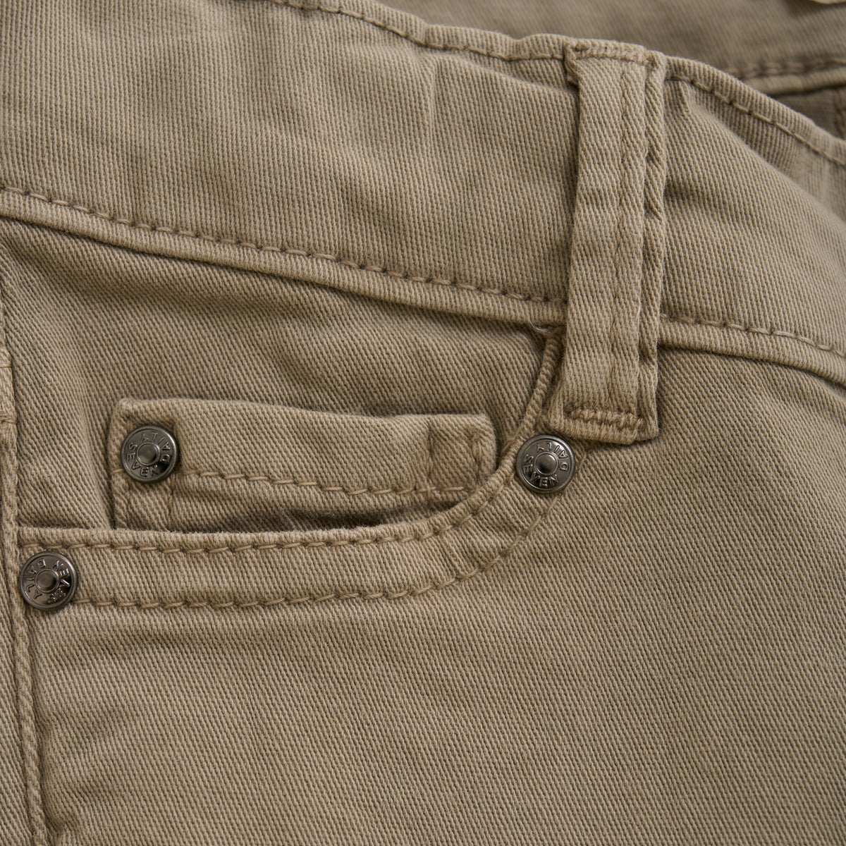 Twill Pants Skinny Fit | Desert Olive