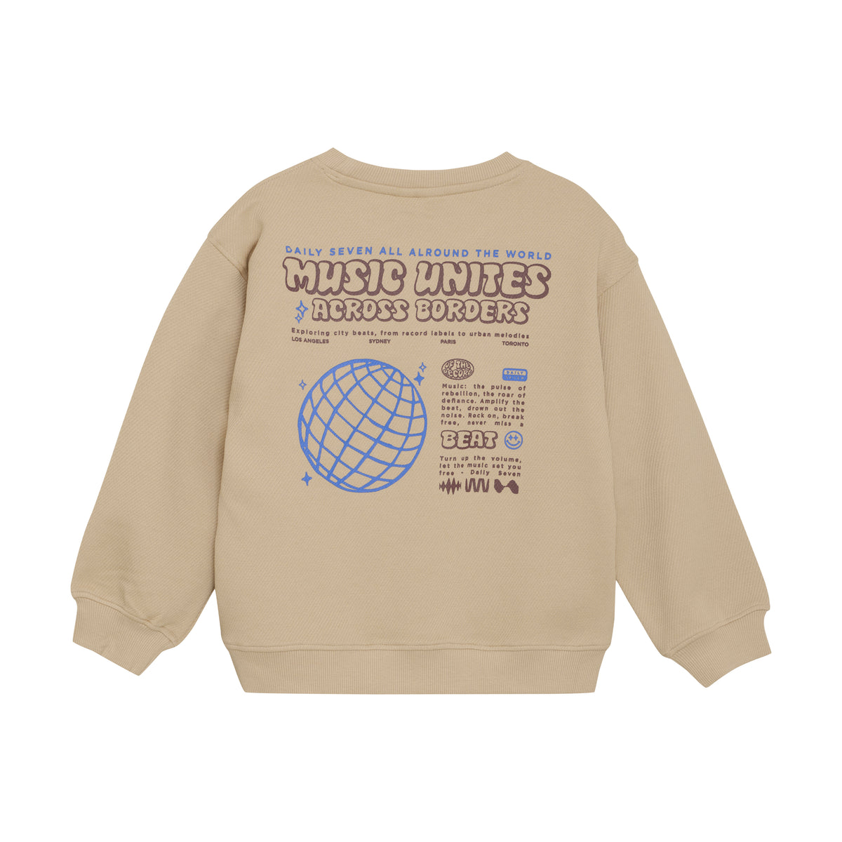 Oversized Sweater Music | Latte Sand