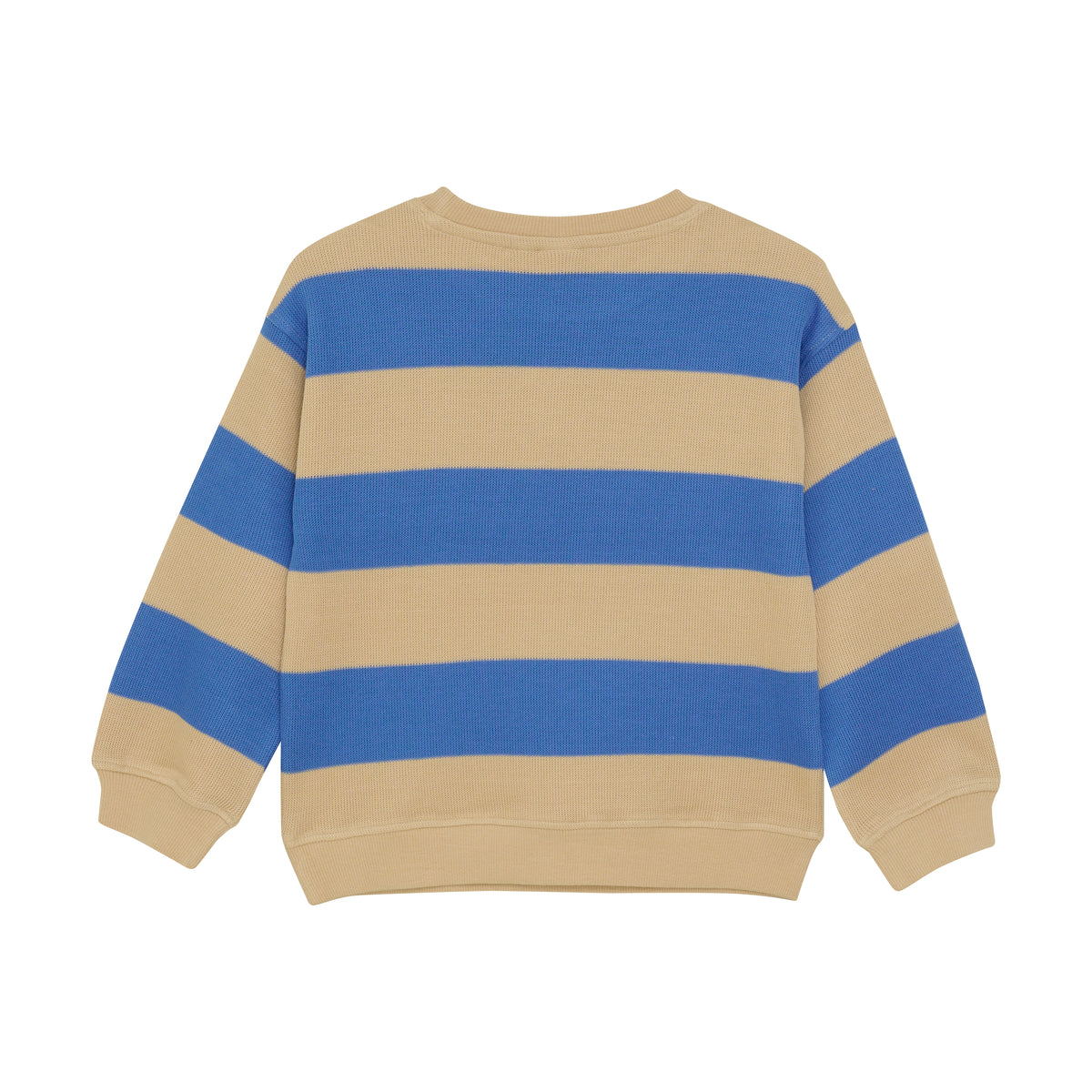 Oversized Sweater Big Stripe | Dusty Kobalt