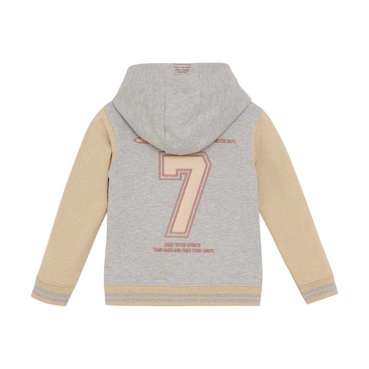 Hoodie Zipper Jacket | Light Grey Melange