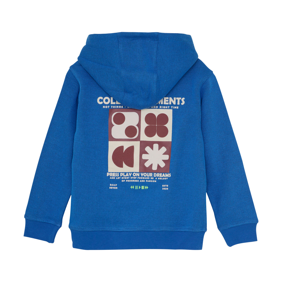 Hoodie Backprint | Dusty Kobalt