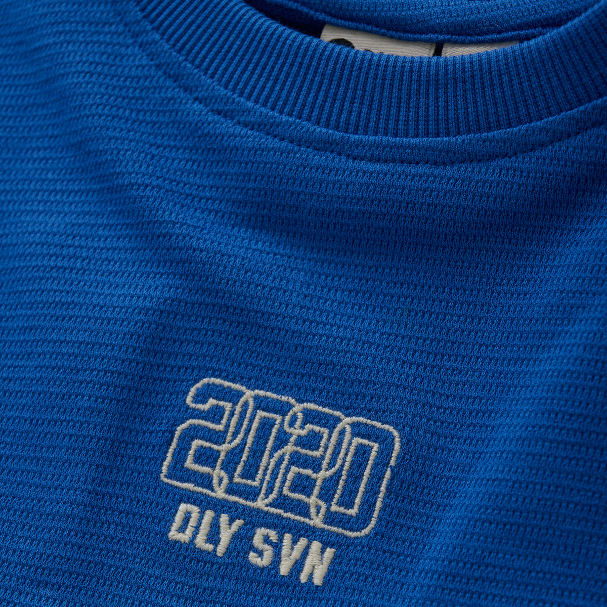 T-shirt Longsleeve Structure | Dusty Kobalt