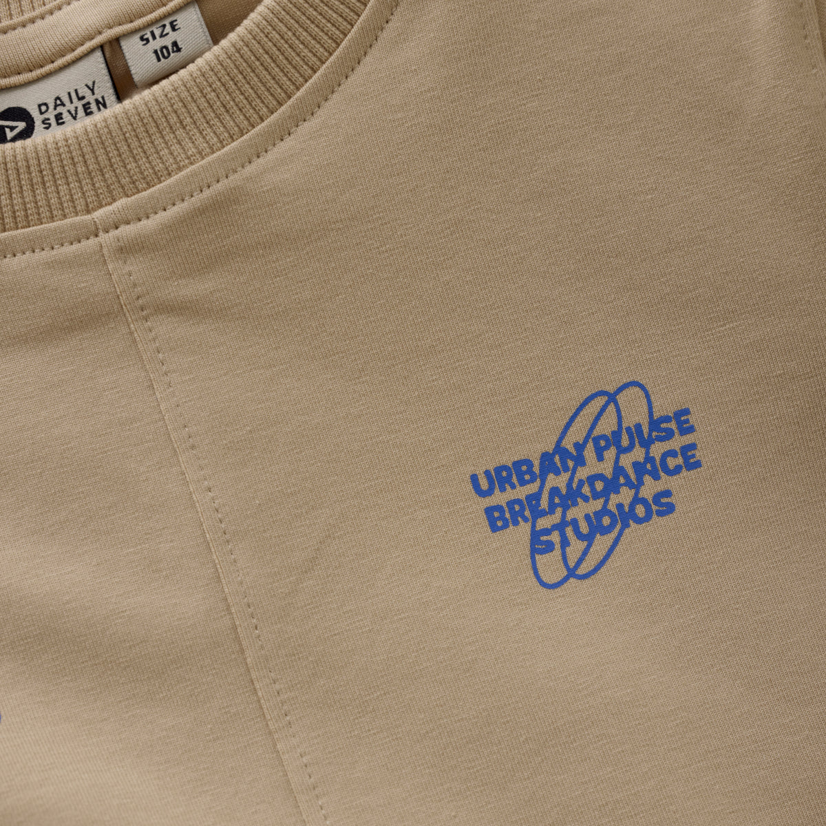 T-shirt Print | Latte Sand