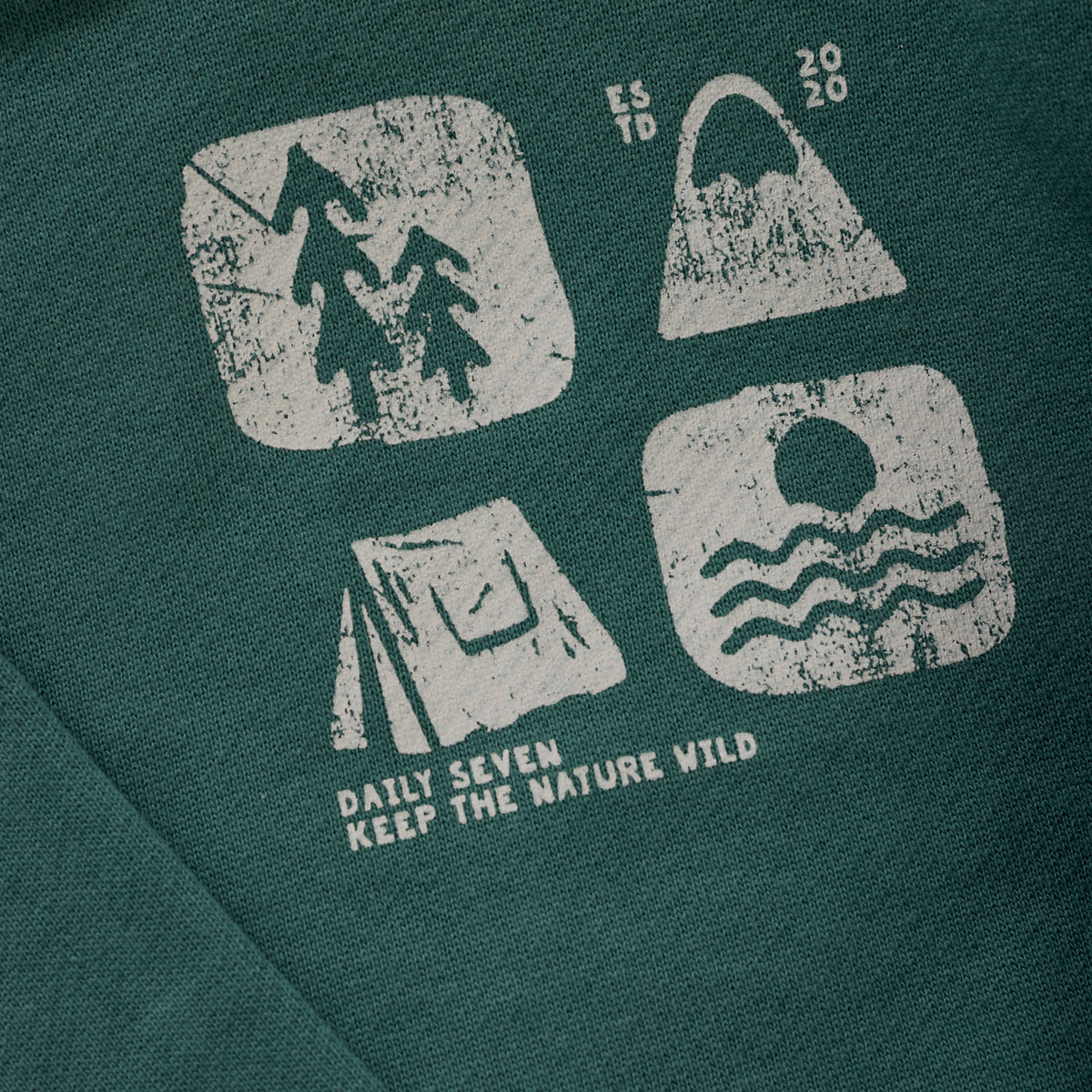 Oversized Sweater Artwork | Blue Spruce