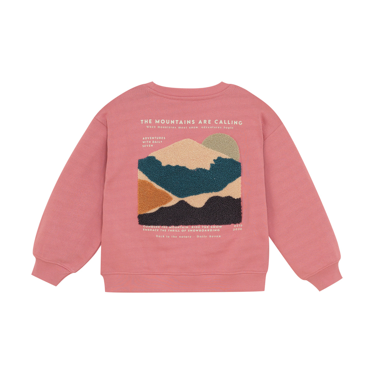 Oversized Sweater Backprint | Coral Clay