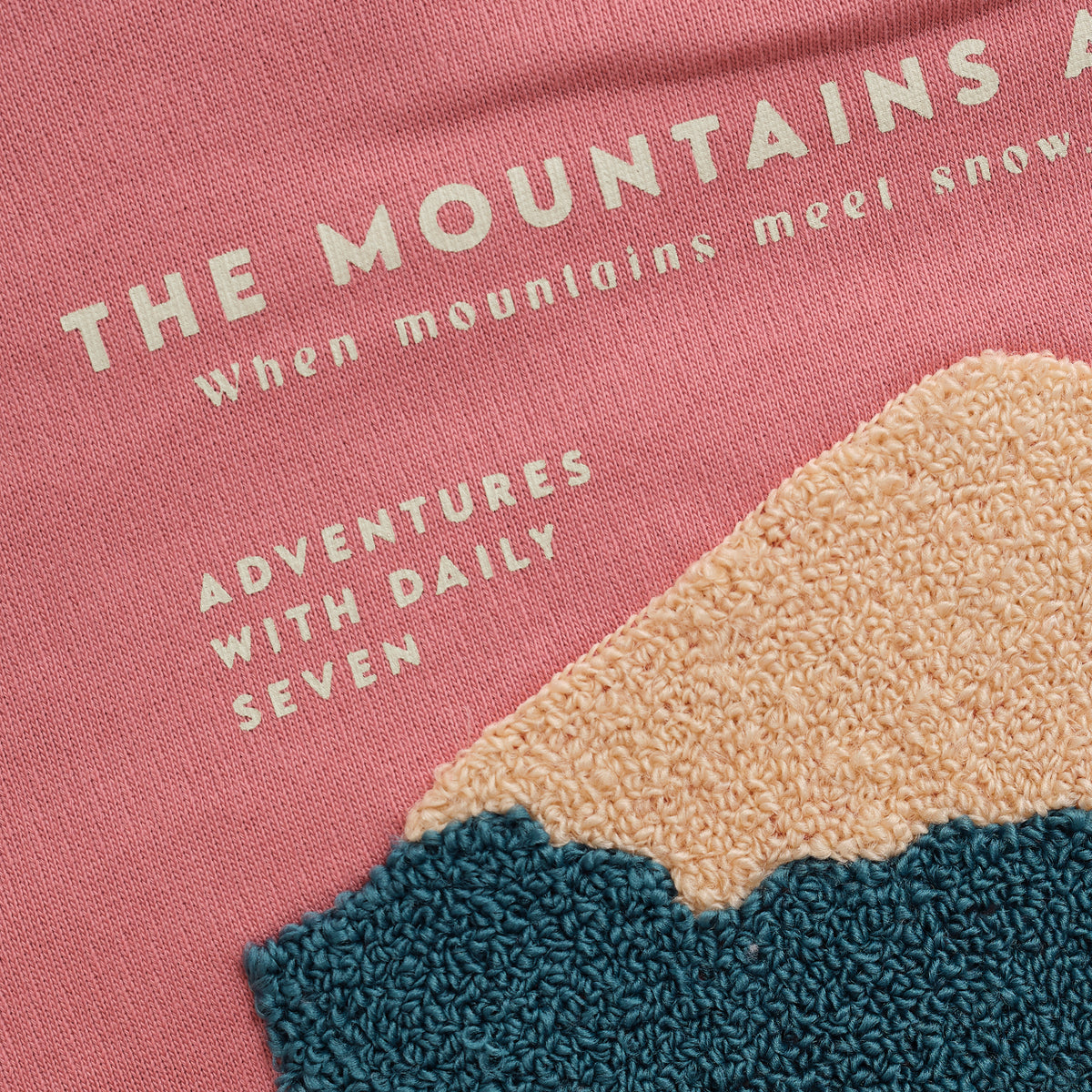 Oversized Sweater Backprint | Coral Clay
