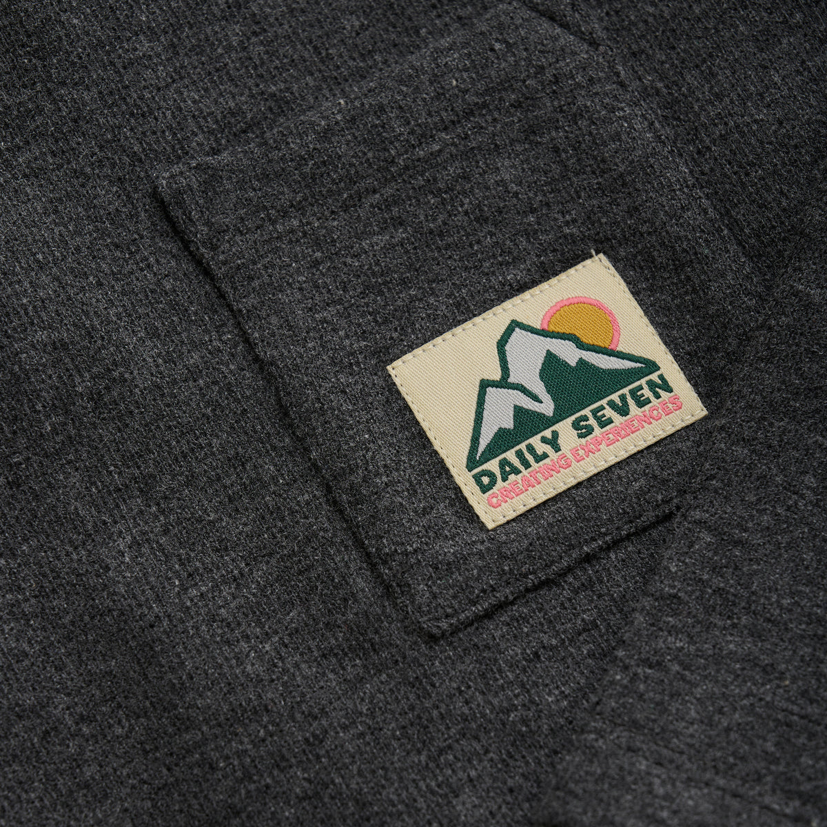 T-shirt Longsleeve Pocket | Dark Grey Melange