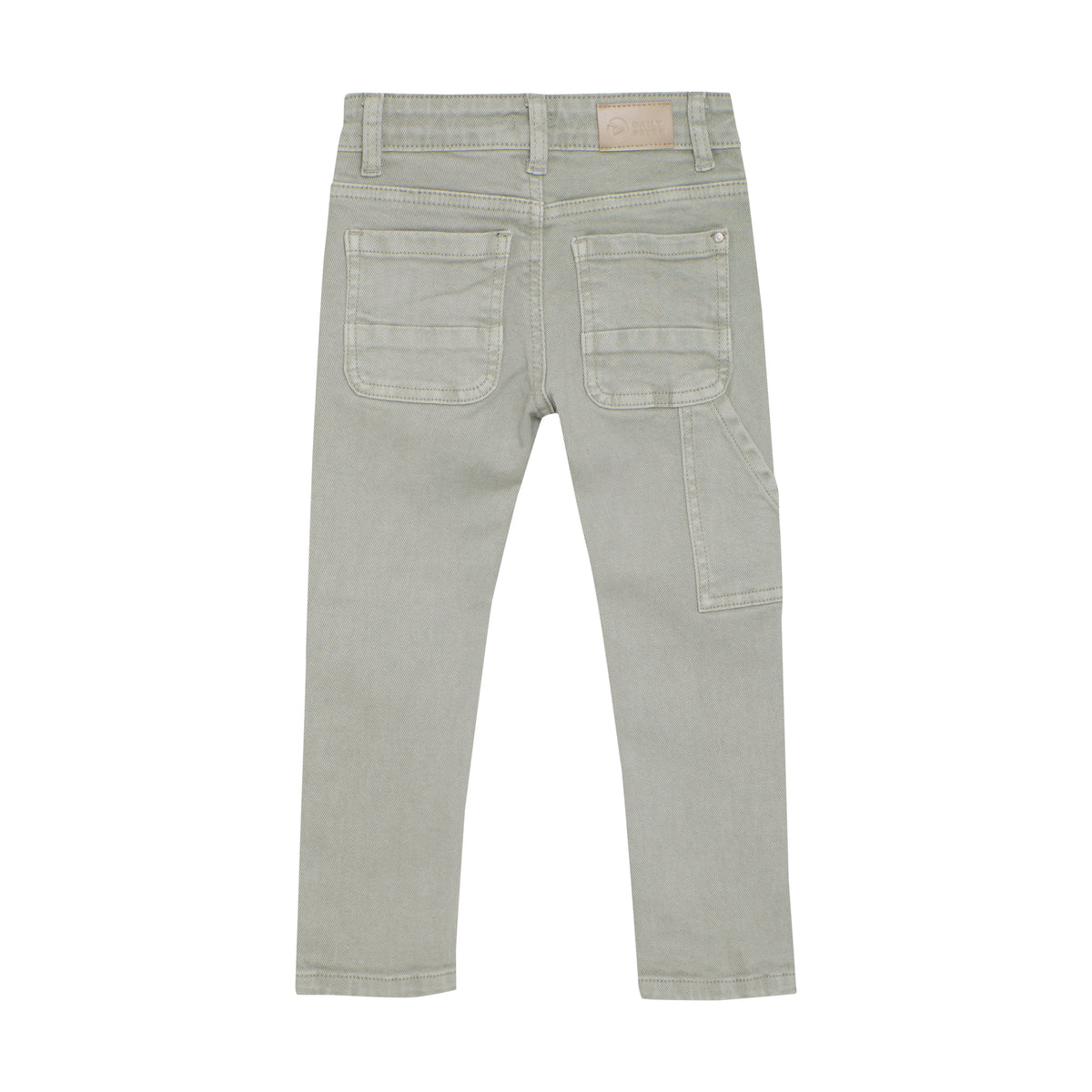 Coloured Pants Straight Fit | Green Olive