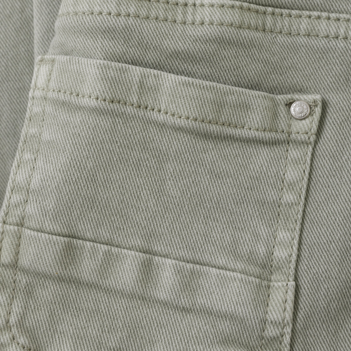 Coloured Pants Straight Fit | Green Olive