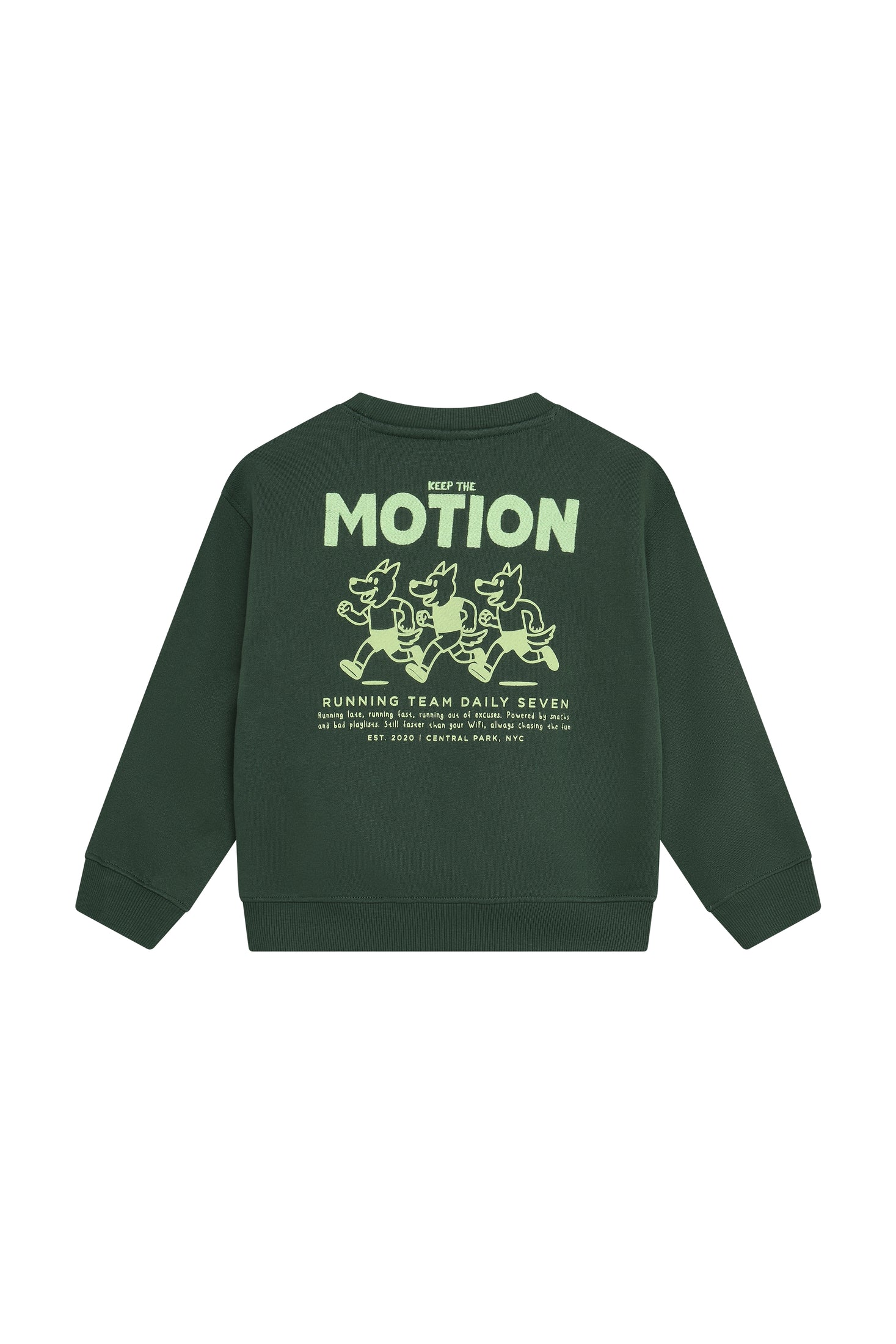 Sweater - Backprint - Jungle Green