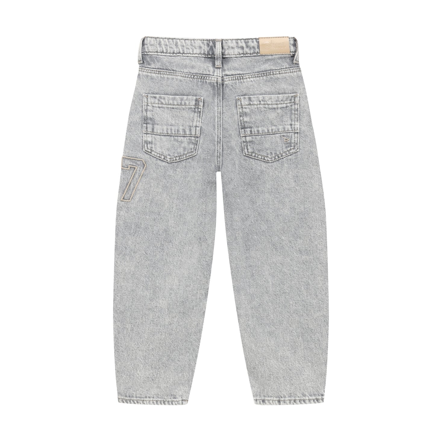 Jeans Barrel Fit - Light Grey Denim