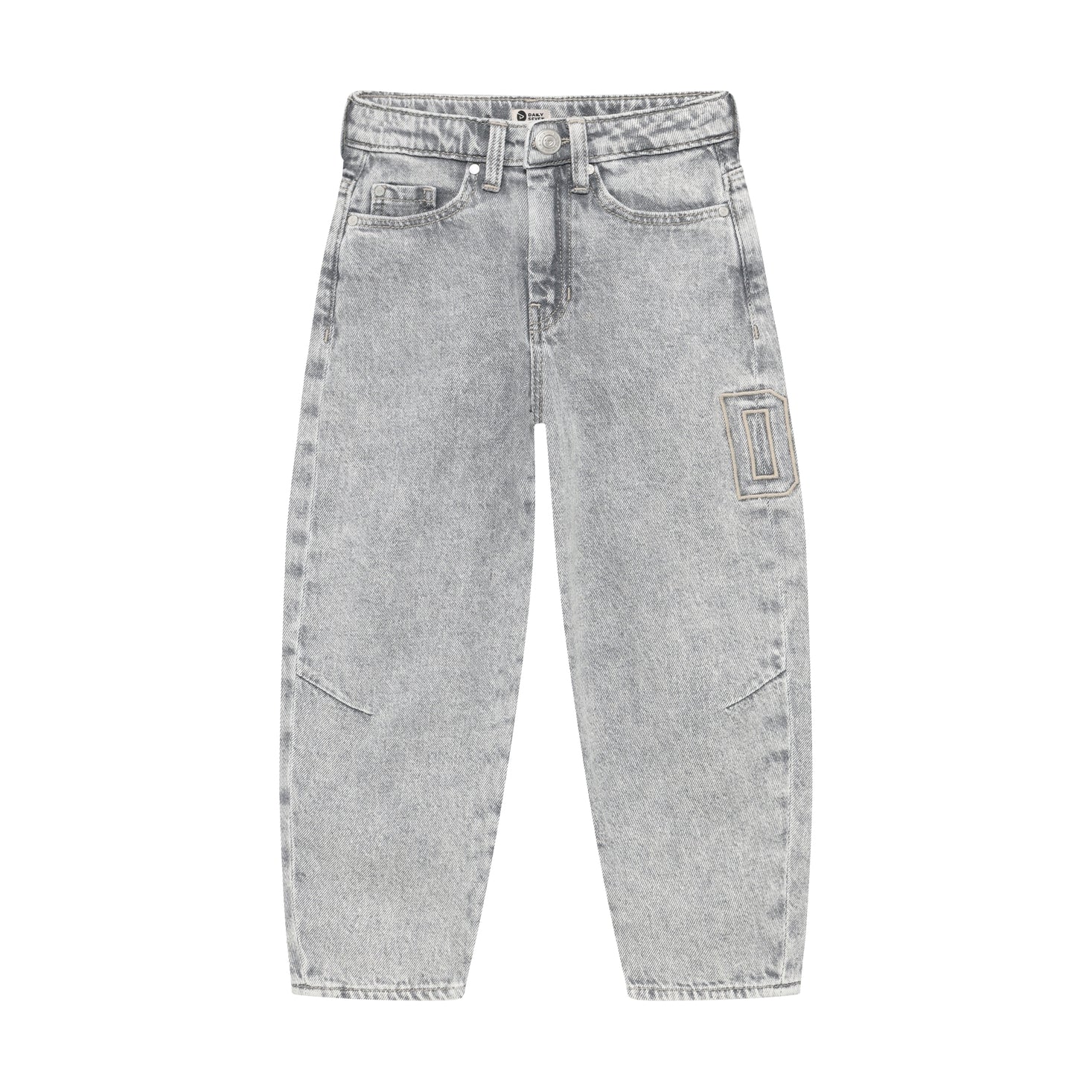 Jeans Barrel Fit - Light Grey Denim