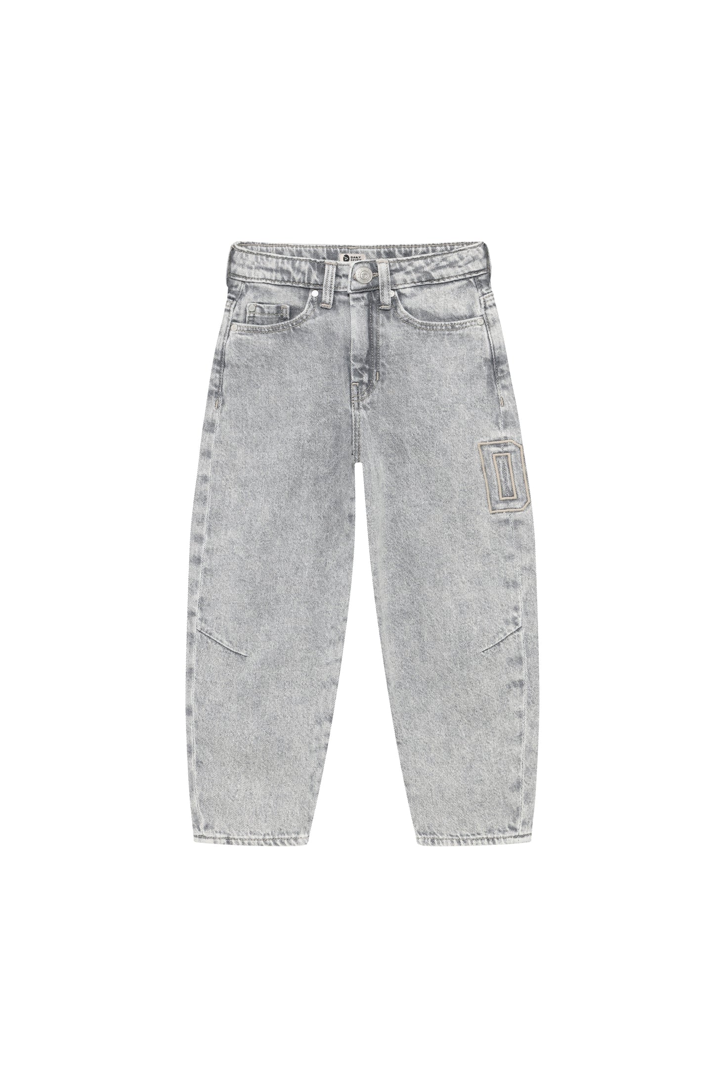 Jeans Barrel Fit - Light Grey Denim