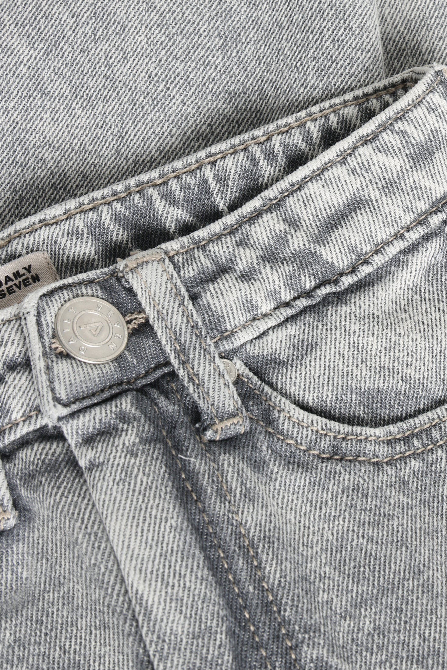 Jeans Barrel Fit - Light Grey Denim