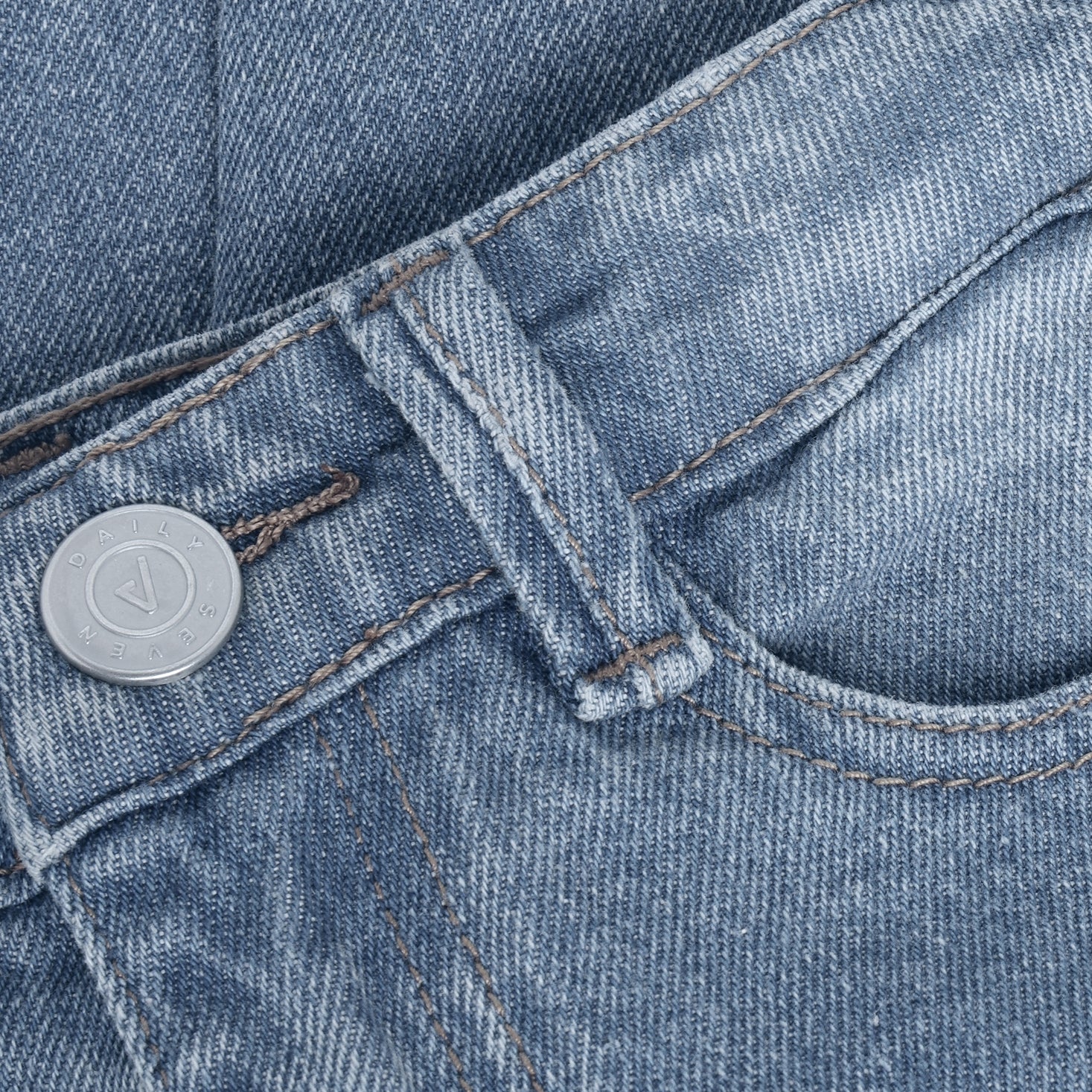 Jeans Barrel Fit - Blue Denim