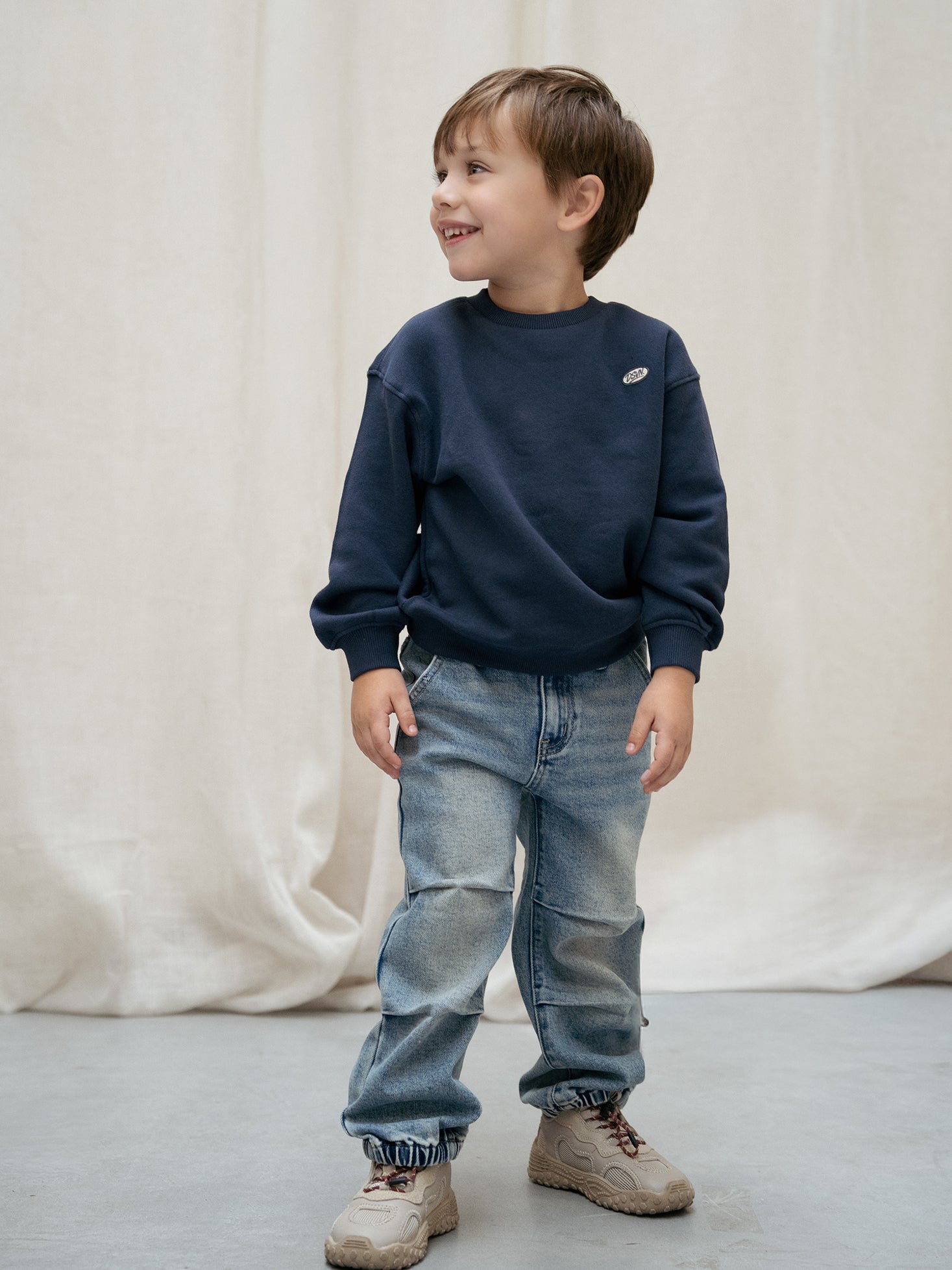 Jeans Wide Fit - Used Medium Denim