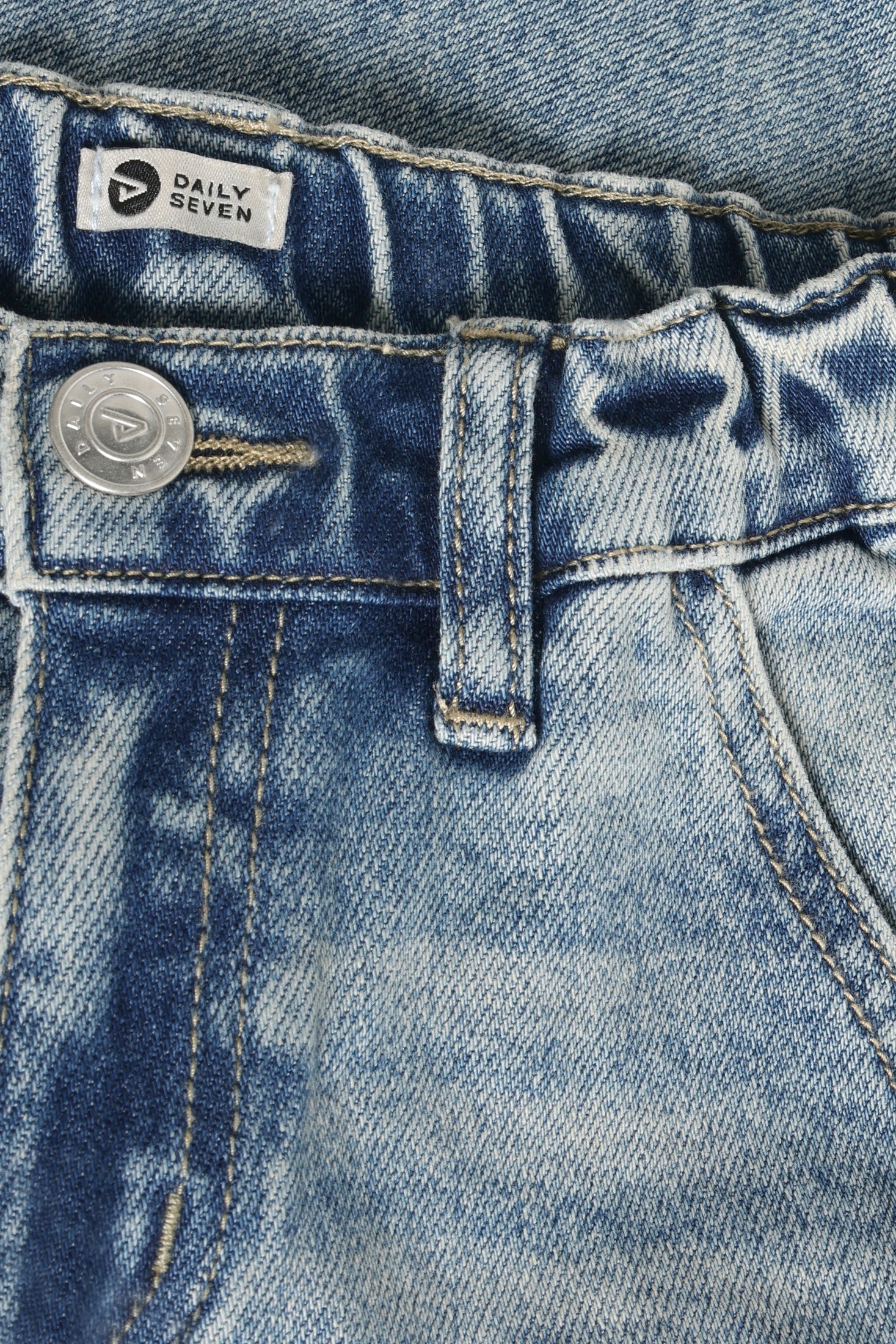 Jeans Wide Fit - Used Medium Denim