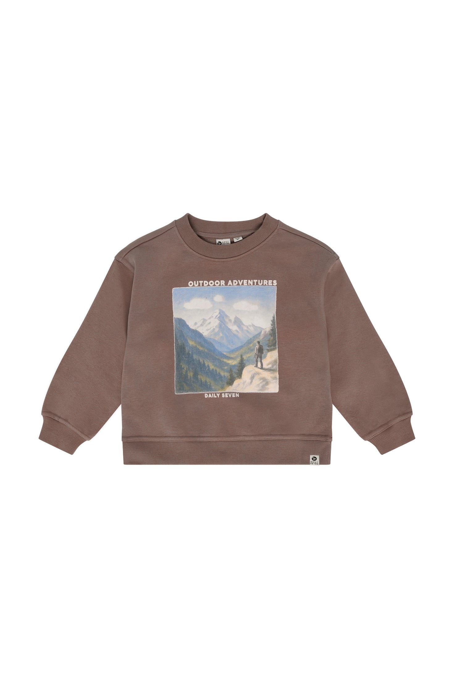 Sweater Print - Almond Brown