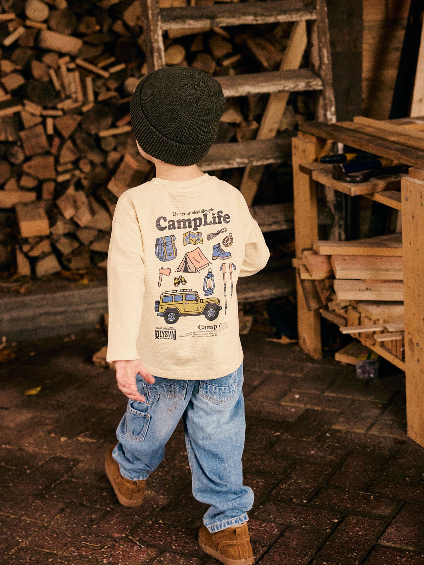 Longsleeve - Backprint - Sandshell