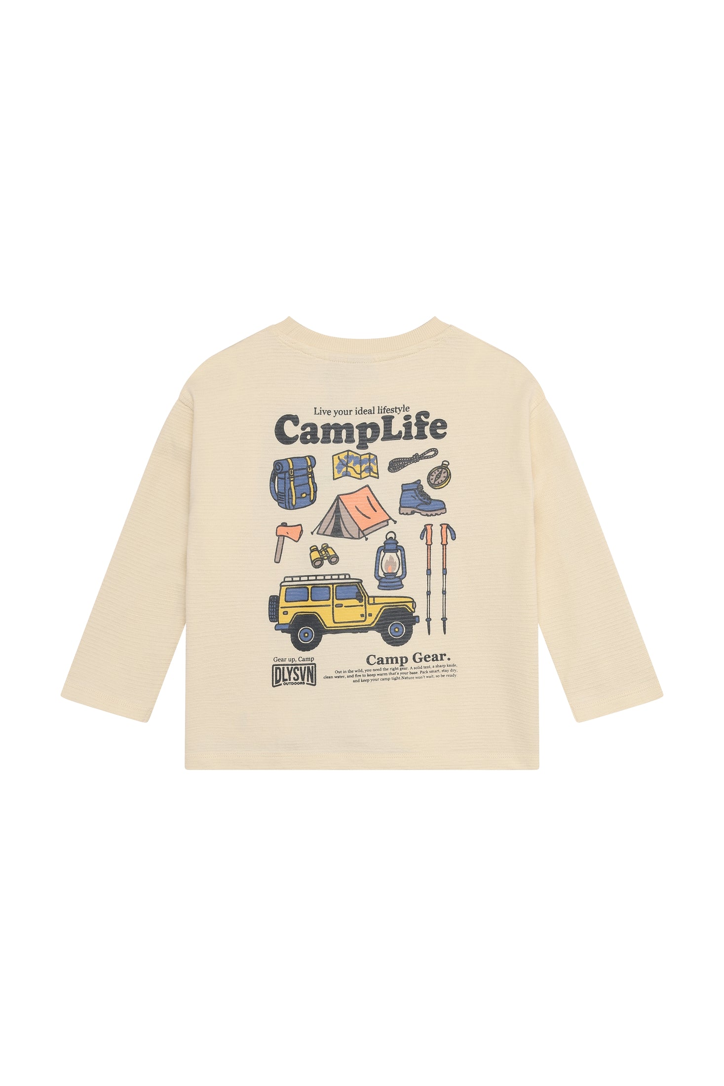 Longsleeve - Backprint - Sandshell