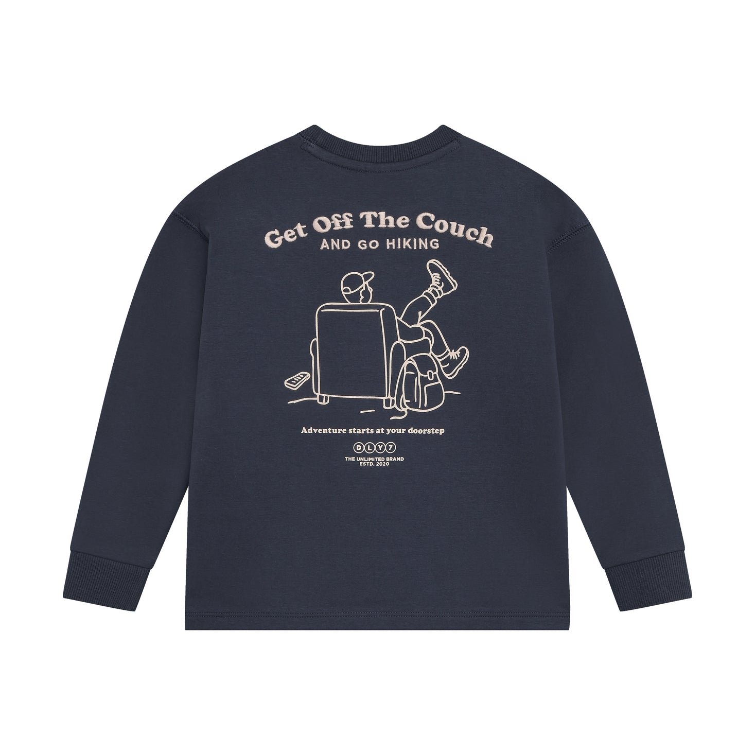 Longsleeve - Backprint - Odyssey Gray