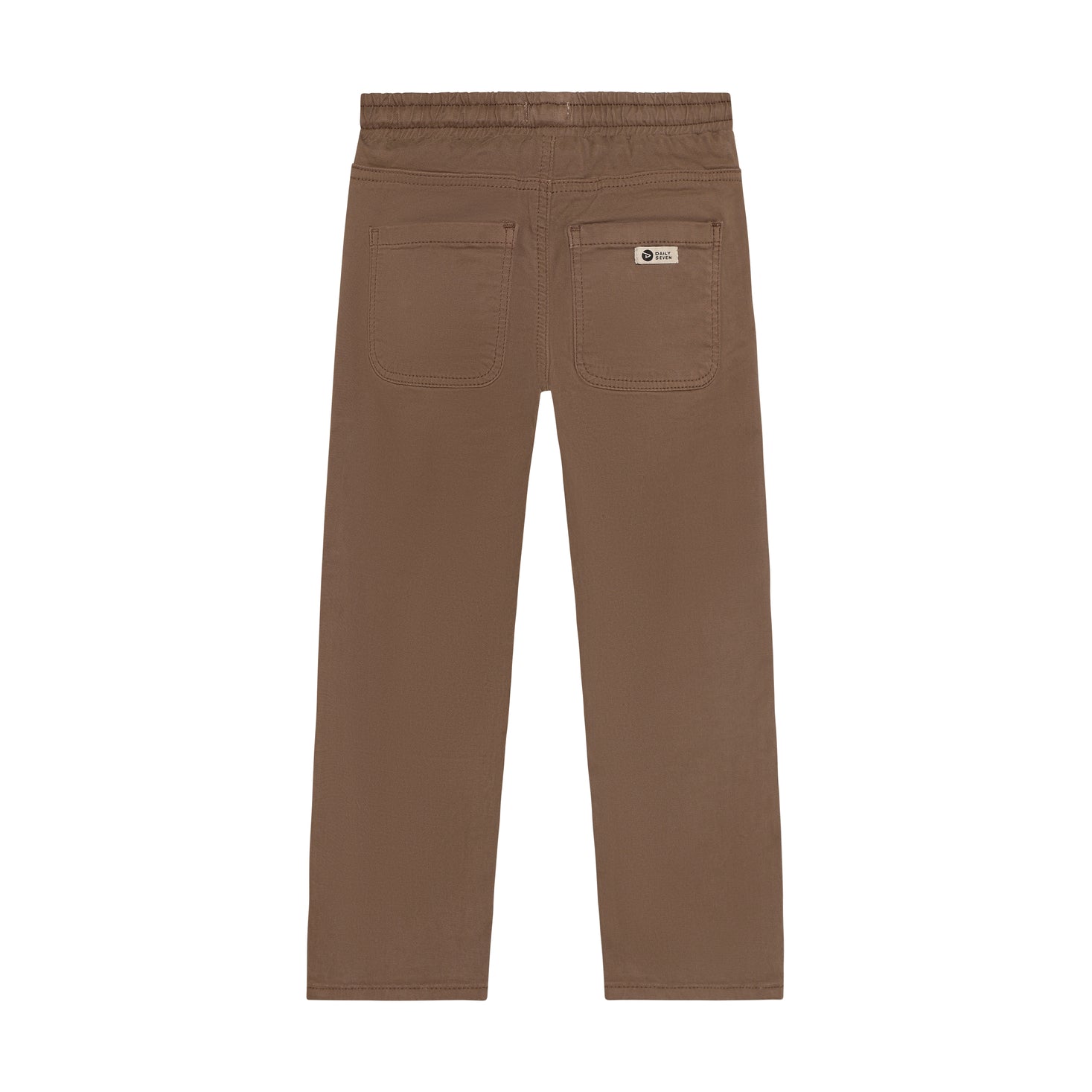 Trousers Straight Fit Washed - Almond Brown