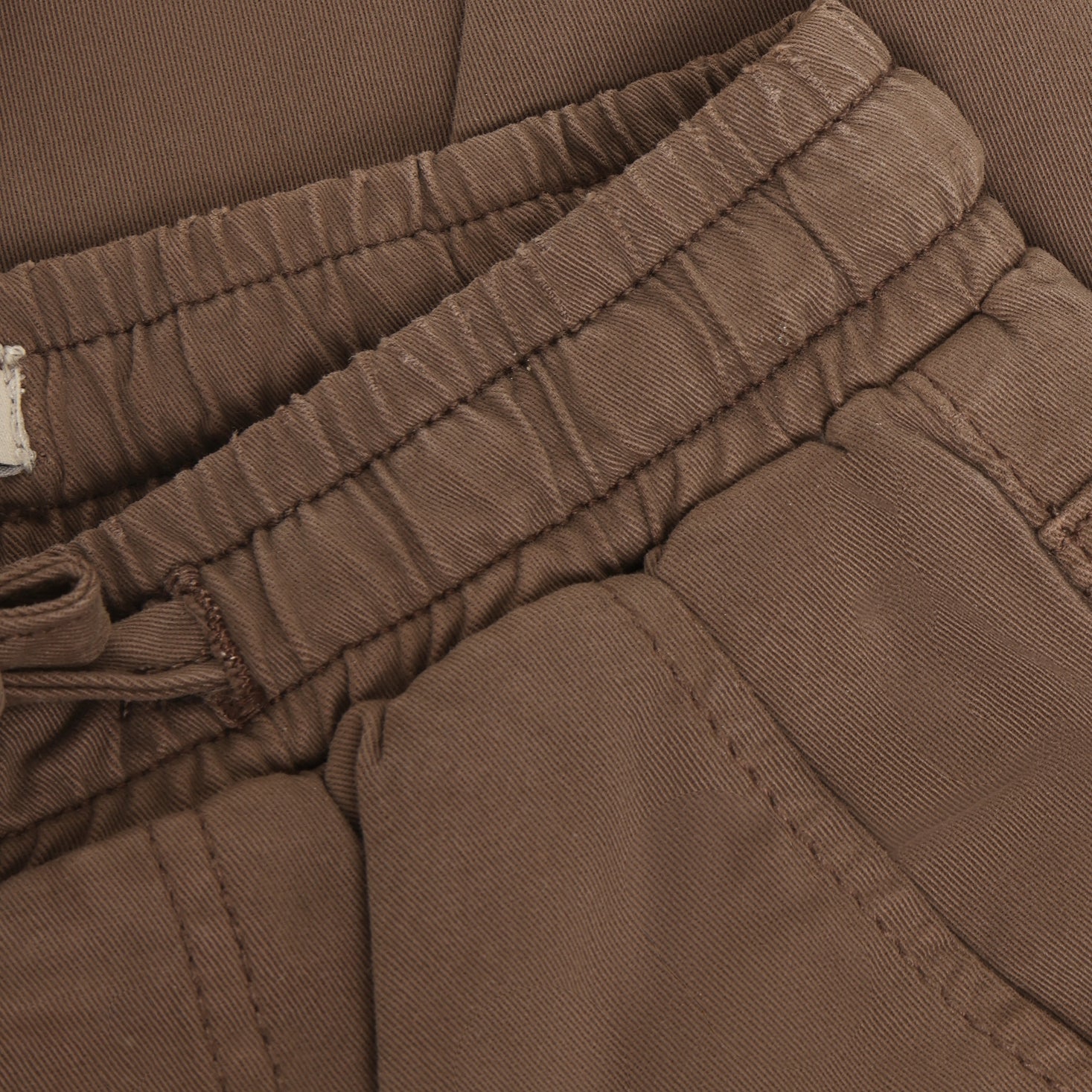 Trousers Straight Fit Washed - Almond Brown
