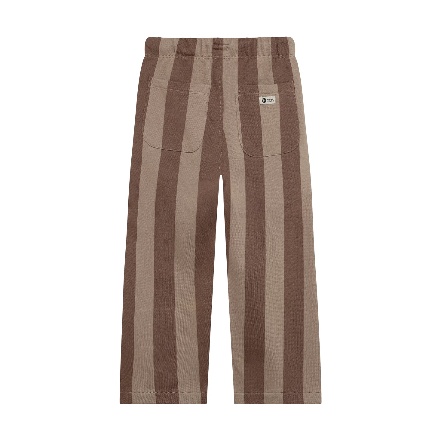 Trousers Wide Fit Stripe - Almond Brown