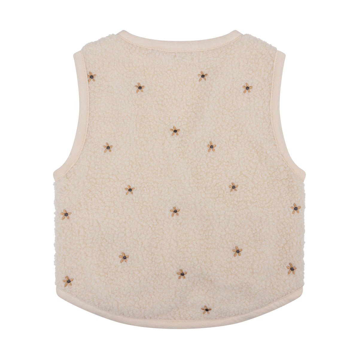 Teddy Gilet Embroidery