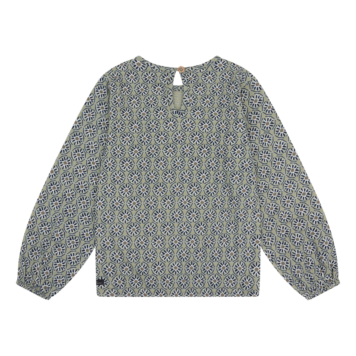 T-shirt Longsleeve Flower Rib