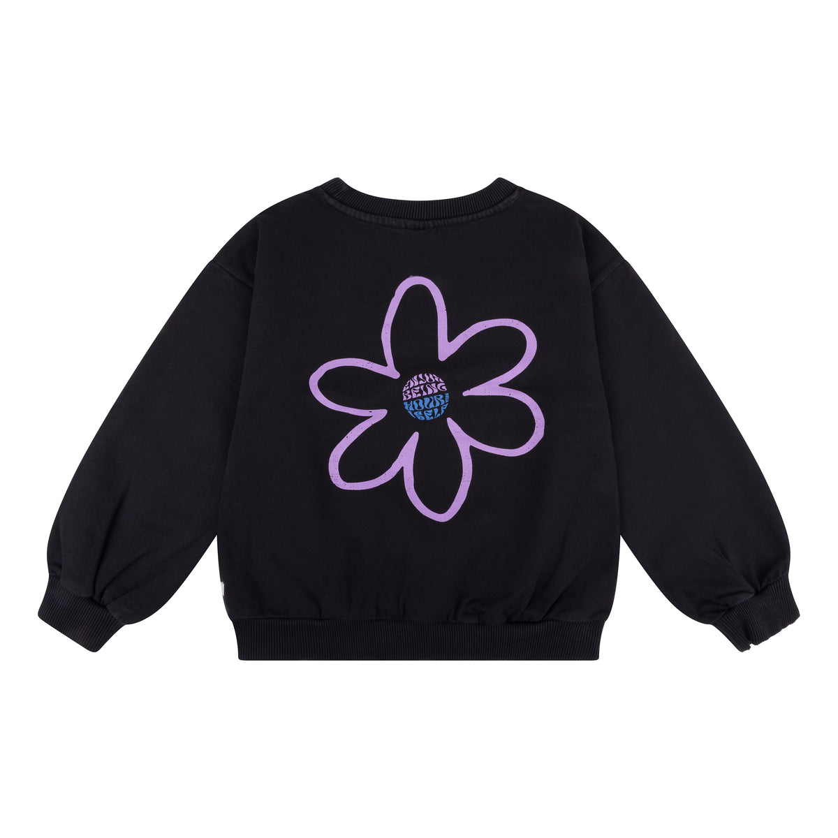 Oversized Sweater Big Flower | Phantom