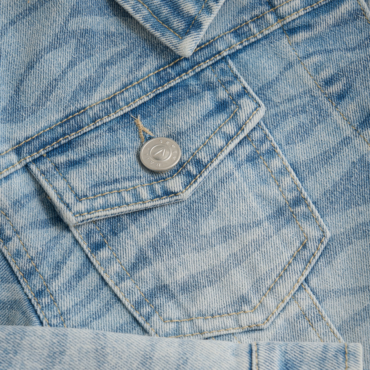 Oversized Denim Jacket | Medium Denim