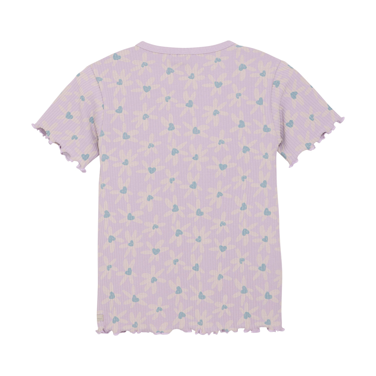 T-shirt Flower Rib