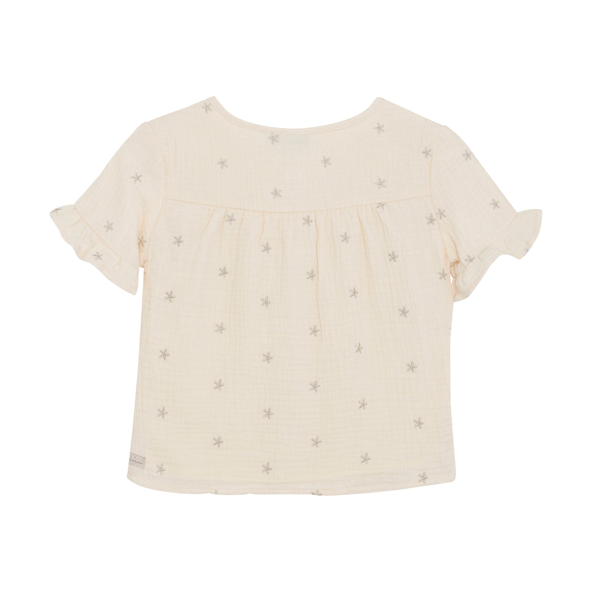 Ruffle Shirt Allover Print