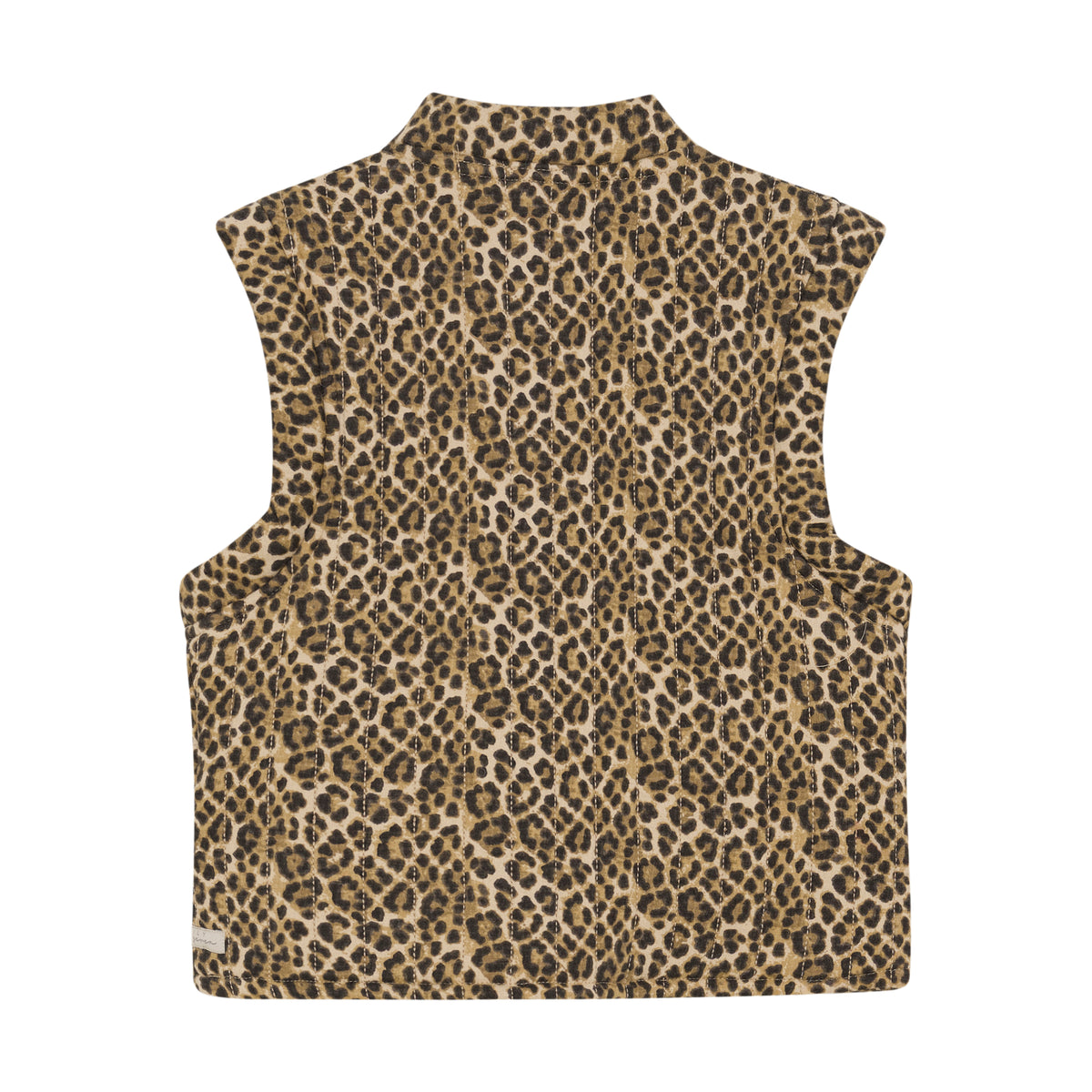 Padded Animal Gilet | Latte Sand