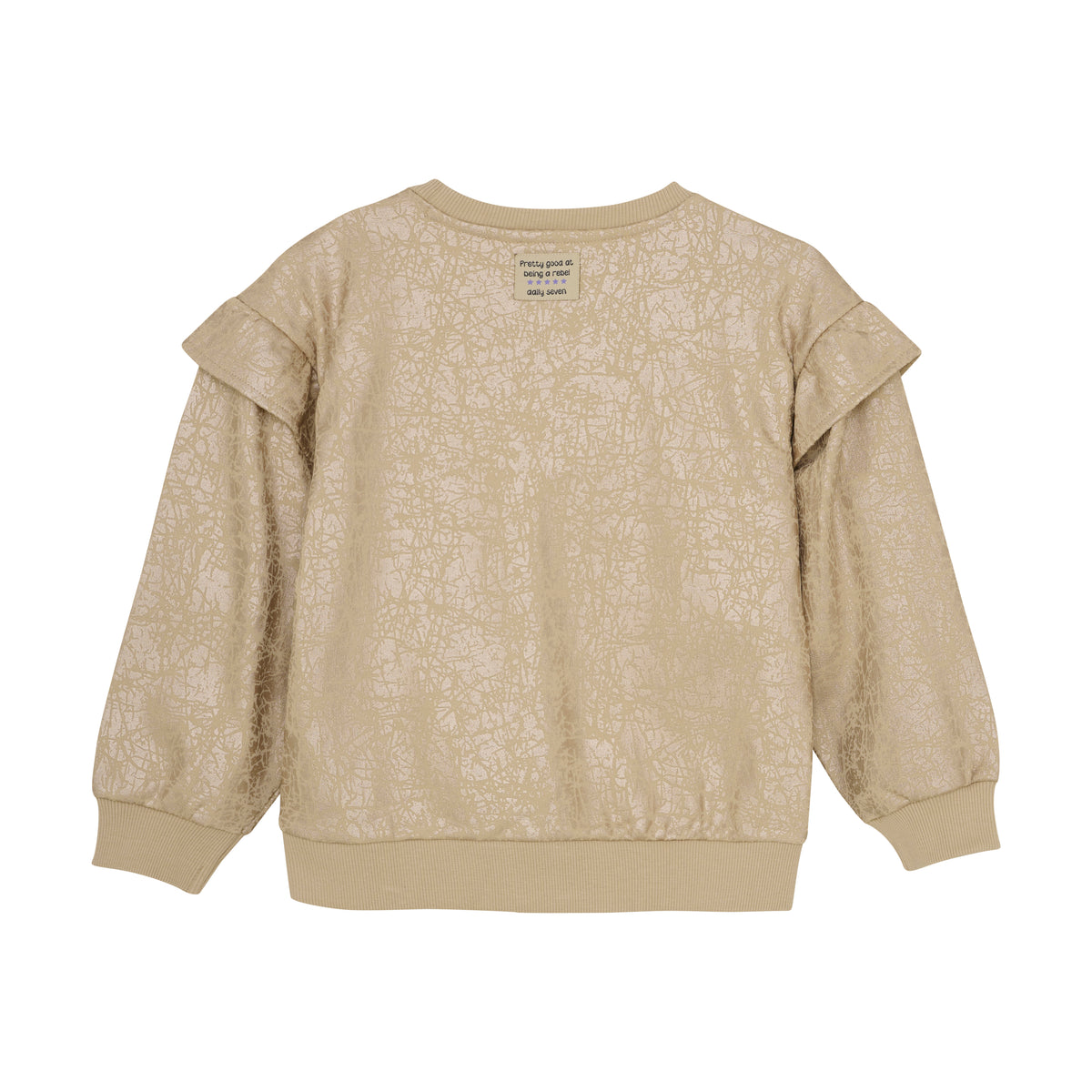 Sweater Fancy Ruffle | Latte Sand