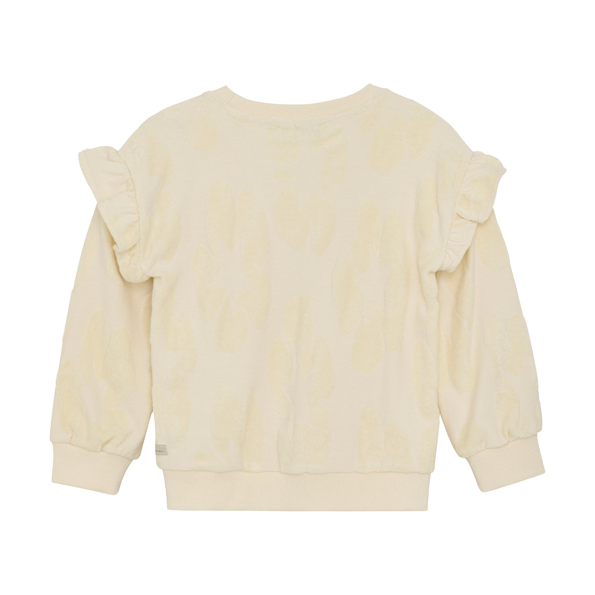 Sweater Jaquard Ruffle | Off White