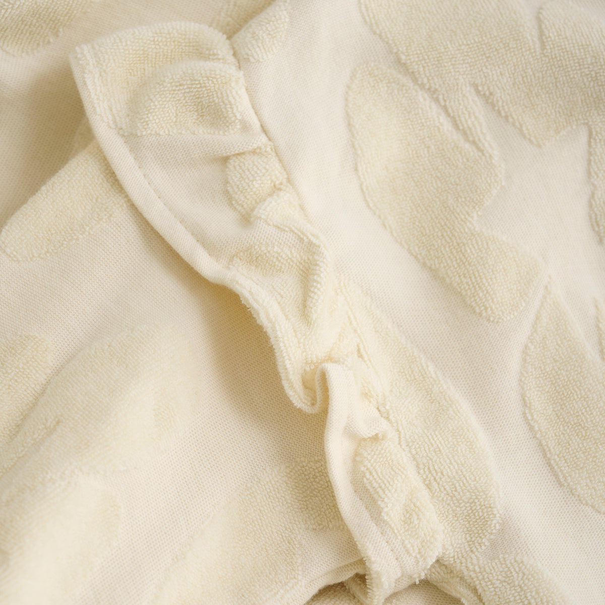 Sweater Jaquard Ruffle | Off White
