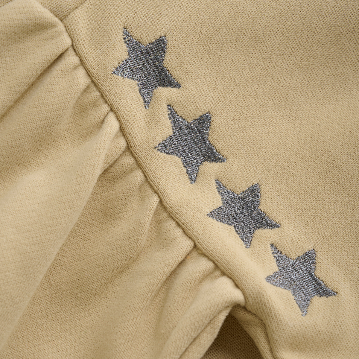 Sweater Embroidery Sleeve | Latte Sand