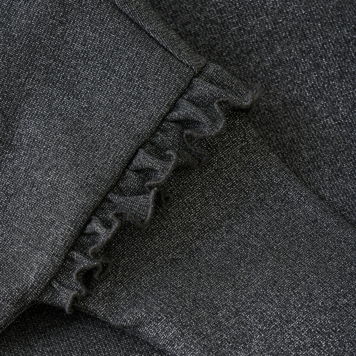 T-shirt Longsleeve Ruffle | Phantom