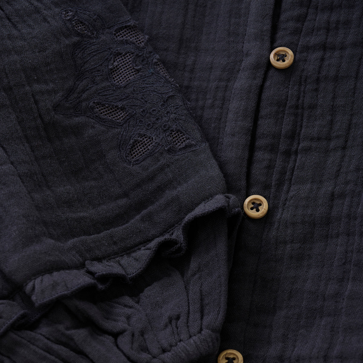 Shirt Longsleeve Lace | Phantom