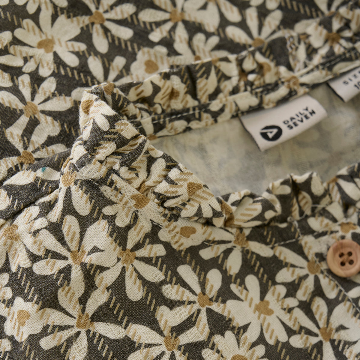 Shirt Longsleeve Shiny Flower | Phantom
