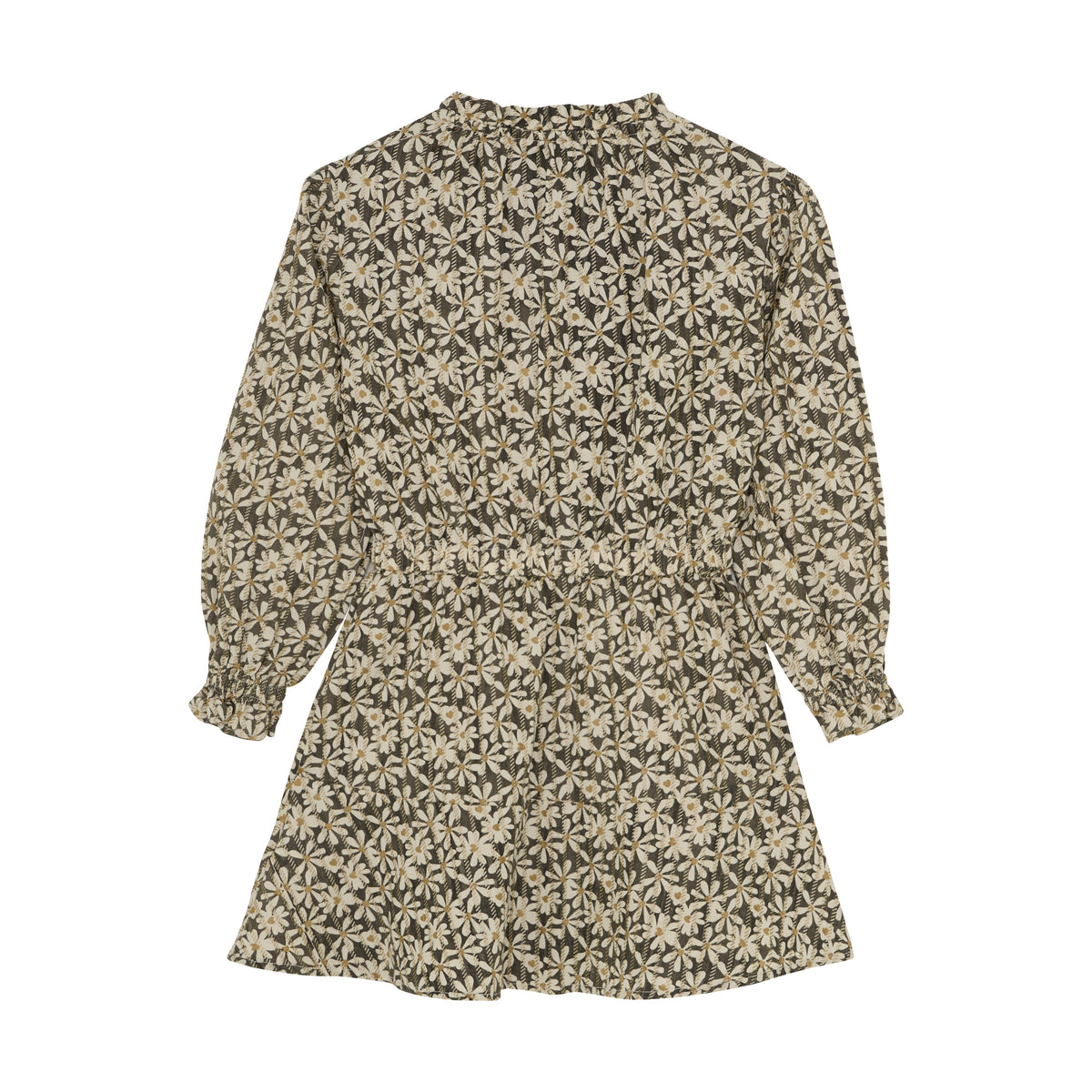 Dress Longsleeve Shiny Flower | Phantom