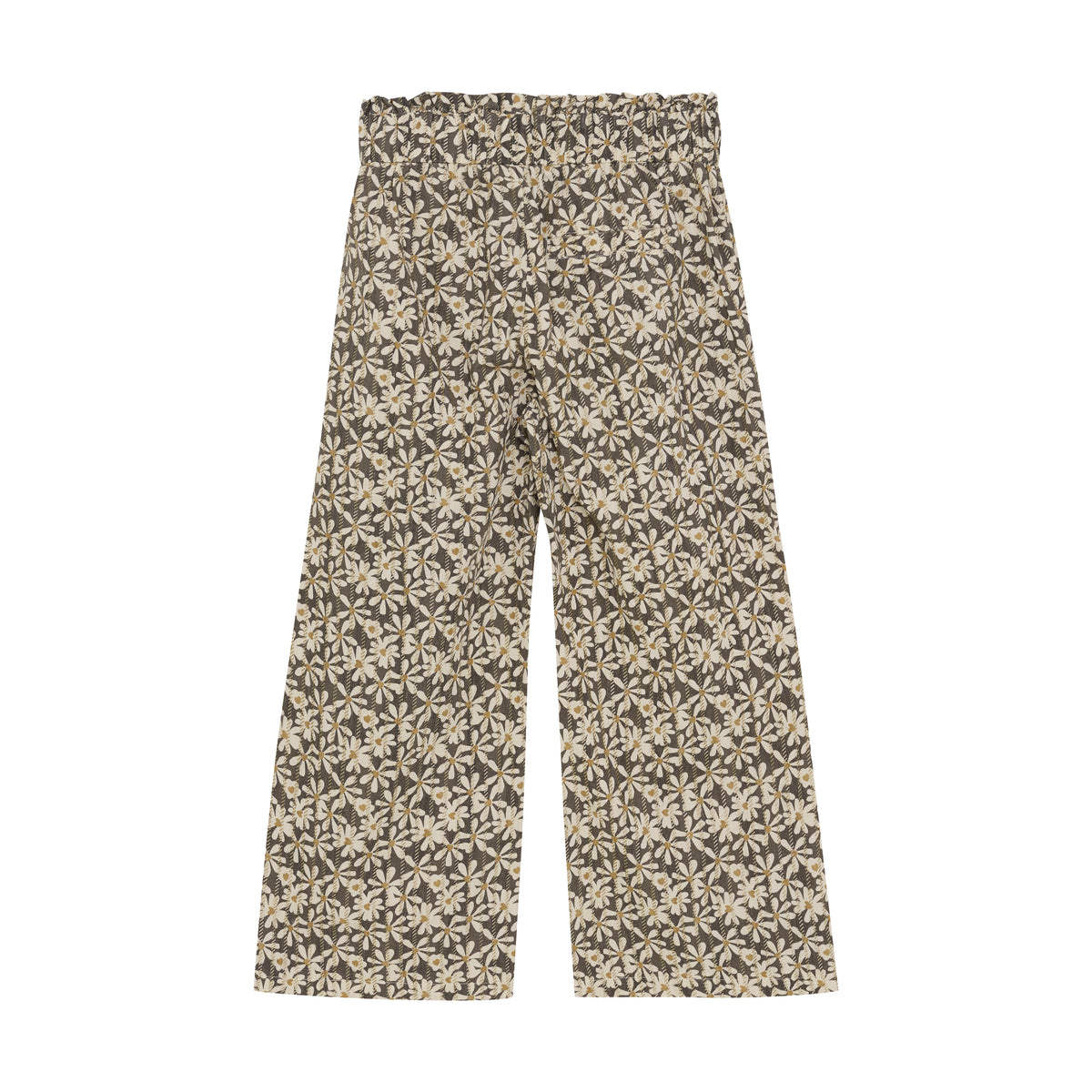 Wide Pants Shiny Flower | Phantom