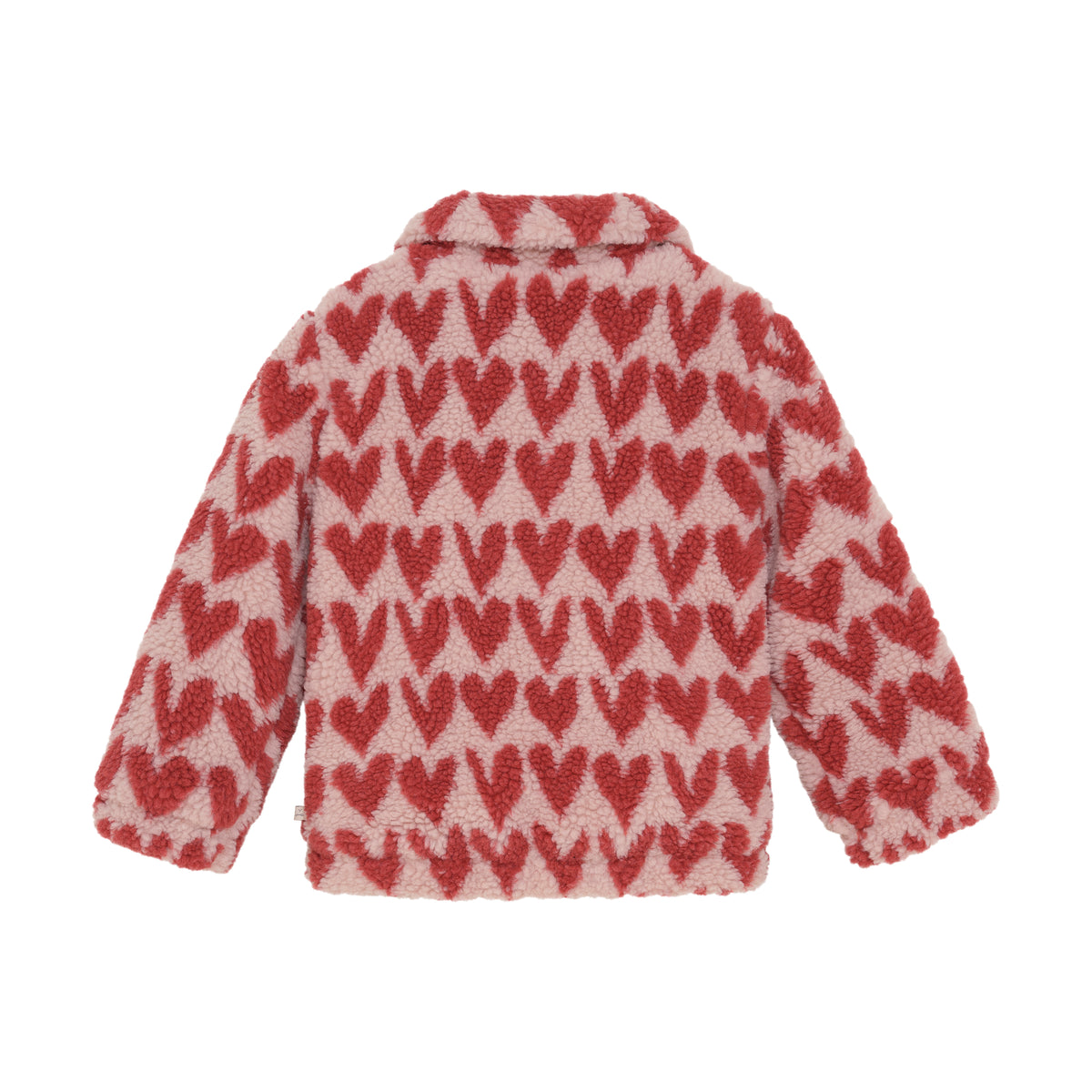 Teddy Jacket Heart | Pale Mauve