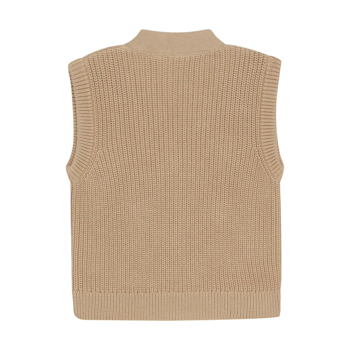 Knitted Gilet | Sand